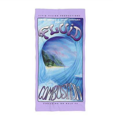 Movie Beach Towel Fluid Combustion