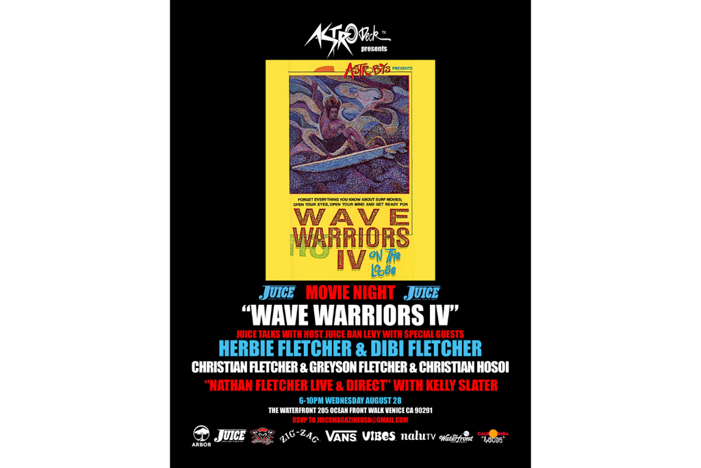 Wave Warriors IV Live Screening | Wednesday August 28 in Venice