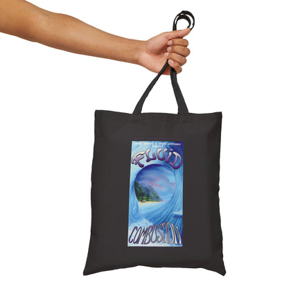 Fluid Combustion · Cotton Canvas Tote Bag