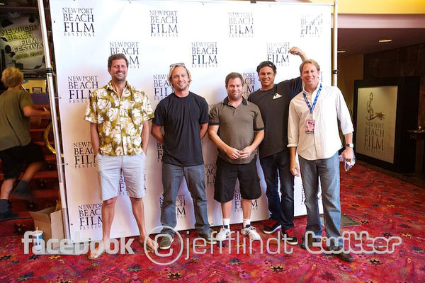 On the red carpet at the Newport Beach Film Festival.