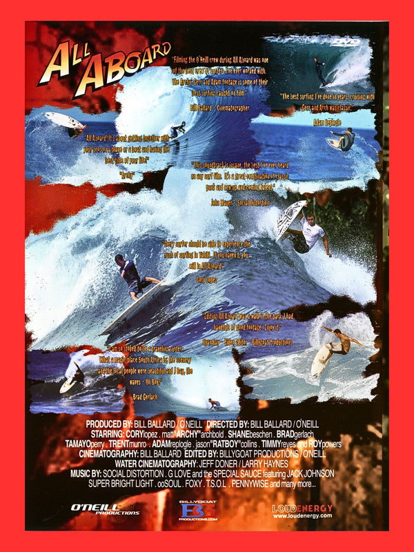 WELCOME TO BEAST AIRLINE 写真集＋DVD All Aboard - Bill Ballard Surf Film 2002 | Corey Lopez & Matt