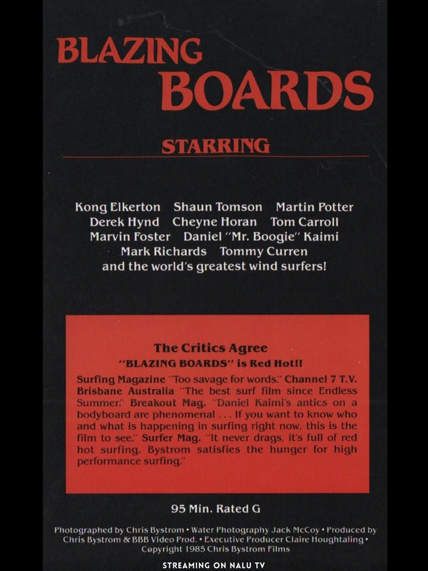 Blazing Boards (1985) - Chris Bystrom Surf Film | Classic Surfing