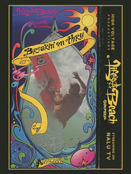 Colorful cassette tape cover with a person surfing, vibrant graphics, and text.