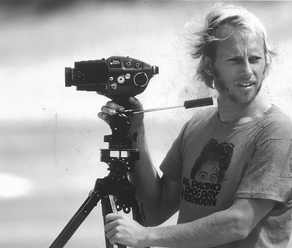 Chris Bystrom behind his camera