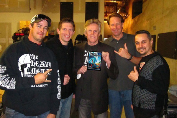 On the set of The Apprentice, Derek gave Gary Busey a copy of the film, and they talked about Busey making Big Wednesday.