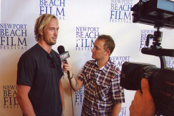 Daniel Russo talks at the Newport Beach Film Festival.