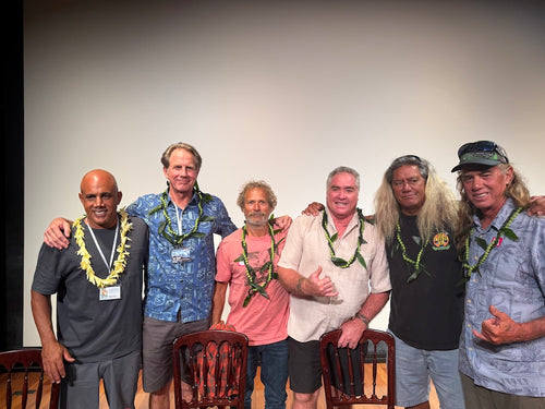 Dave Homcy, Derek Hoffmann, Lance Hookano, Rusty Keaulana and Dino Miranda