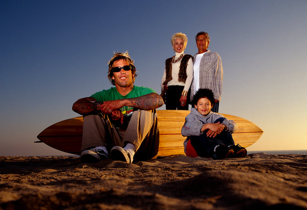 The Fletcher ohana: Herbie, Dibi, Christian and Nathan