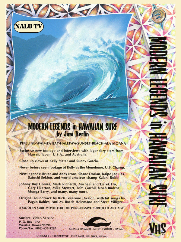 Modern Legends in Hawaiian Surf (1994) - Jimi Berlin Film | Kelly
