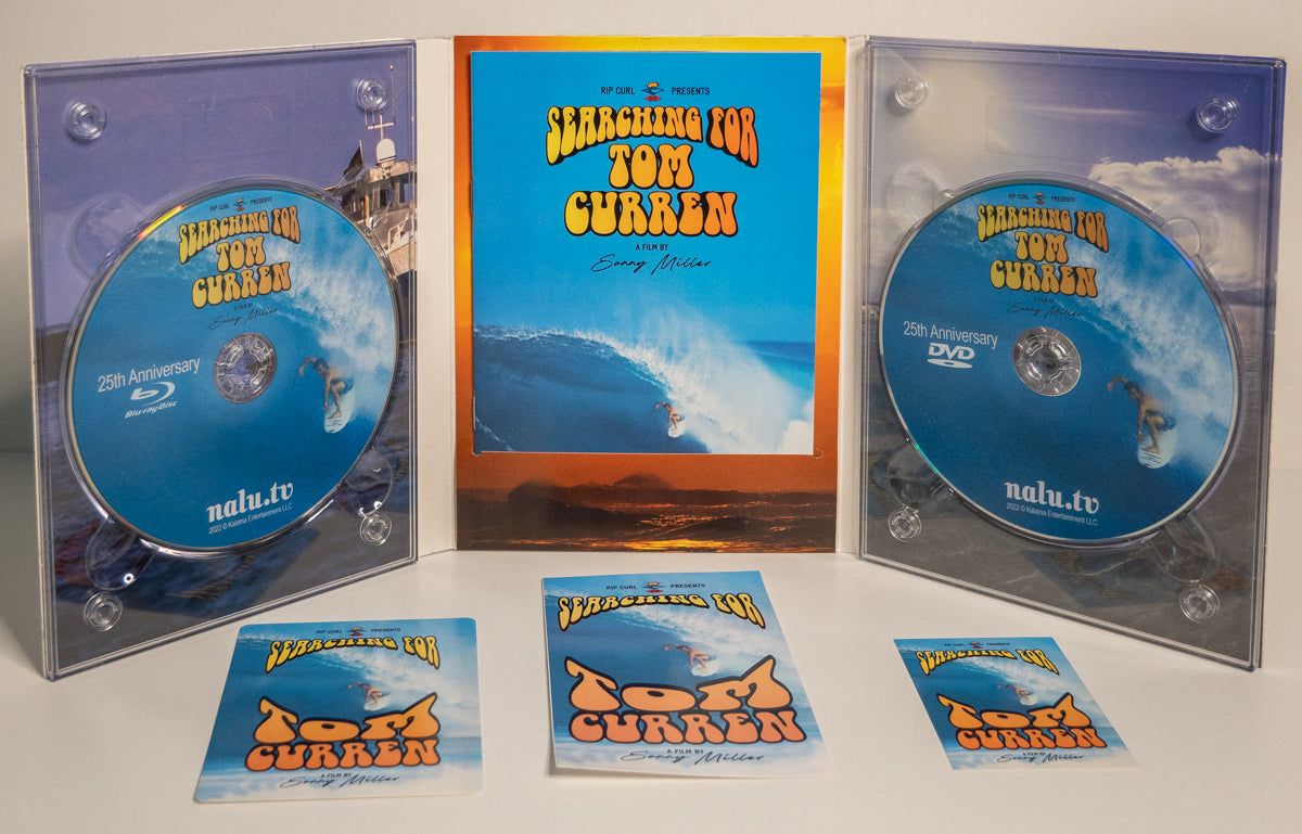 Searching for Tom Curren Blu-ray + Stream and Sticker Pack