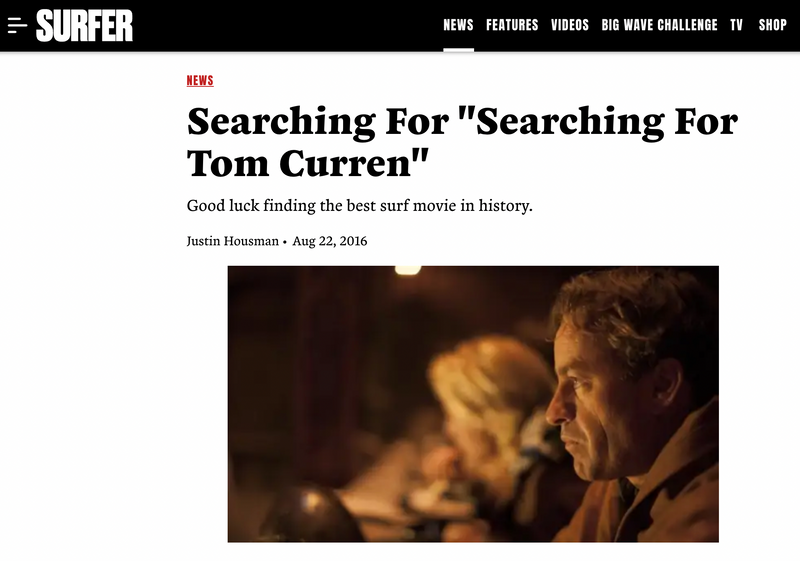 Searching for Searching for Tom Curren
