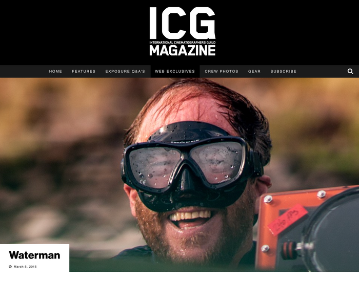 International Cinematographers Guild article