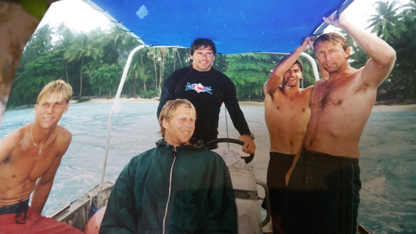 The Search crew, Mentawai Islands: Pancho, Martin, Derek, Frankie and Ted