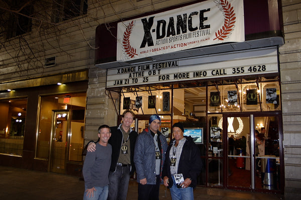 Richard Cheski, Derek Hoffmann, Craig Hoffmann and Larry Haynes. X-Dance Film Festival, Salt Lake City, 2010.