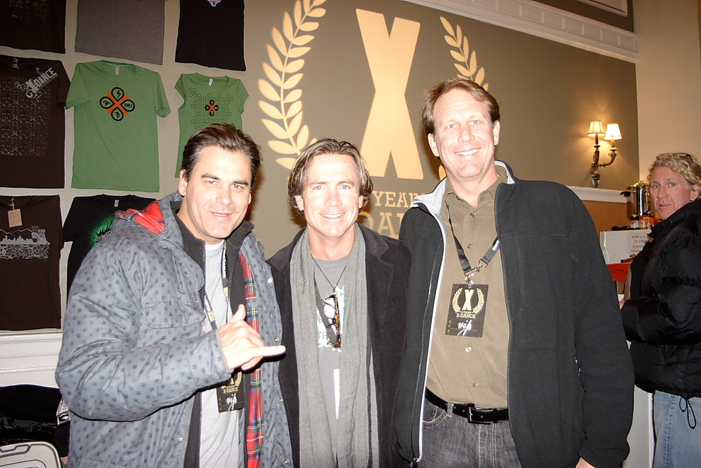 Craig Hoffmann, Chris Woods and Derek Hoffmann at the X-Dance film festival. Chris Woods was one of the judges. 2010. Salt Lake City Utah