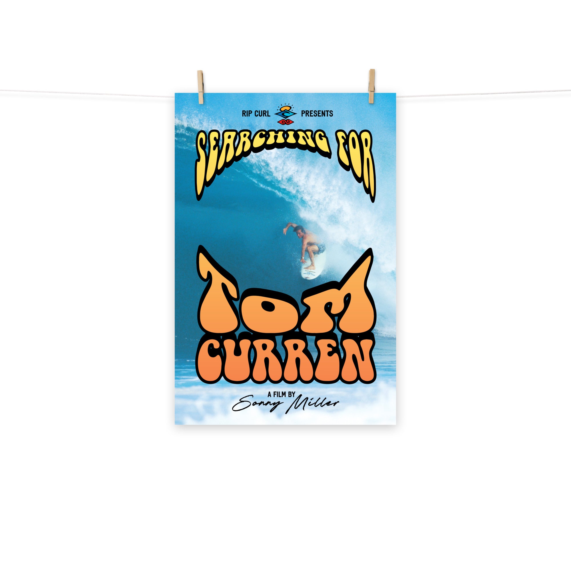 Searching for Tom Curren Poster | Thick Matte Paper 20x30 or 24x36