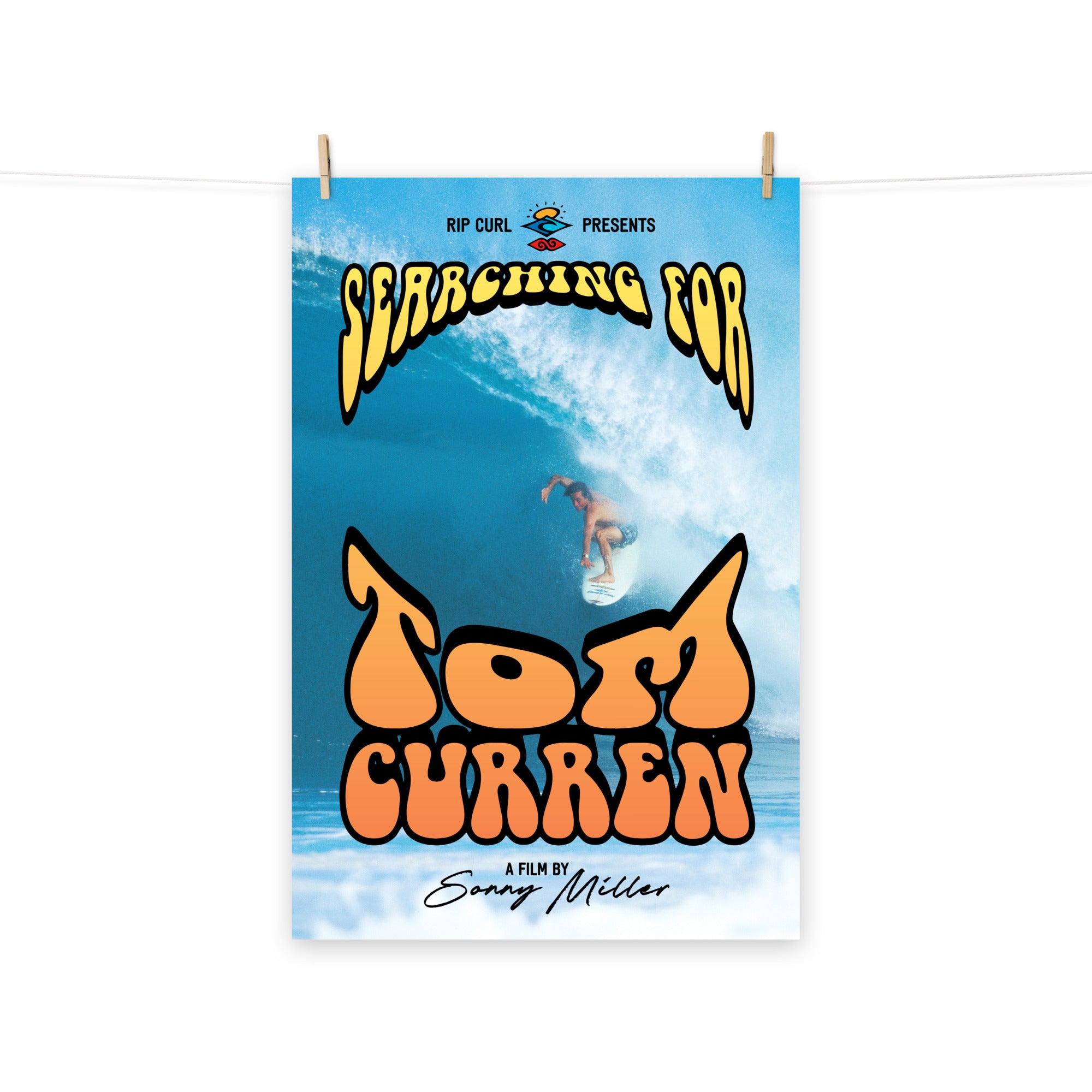 Searching for Tom Curren Poster | Thick Matte Paper 20x30 or 24x36