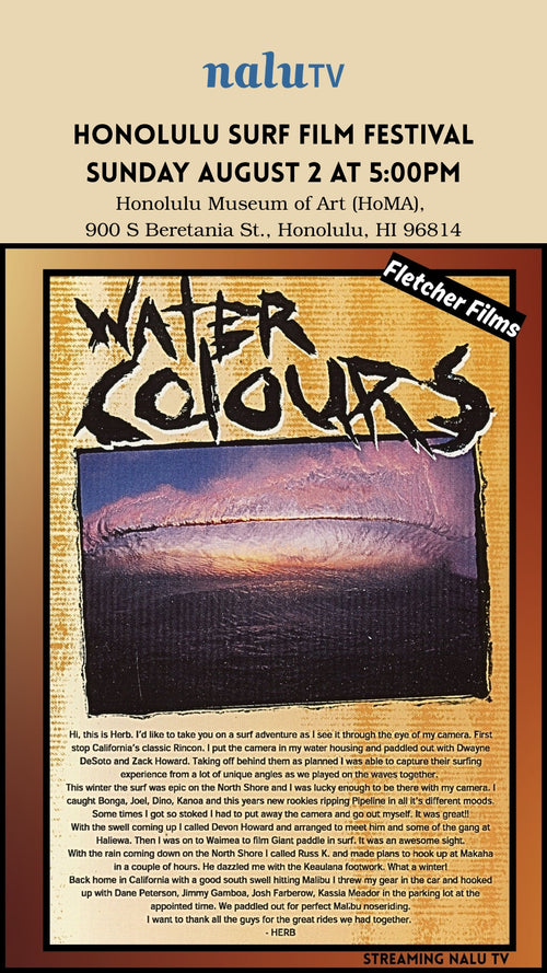 Water Colours, closing night film · Honolulu Museum of Art · August 2, 2026