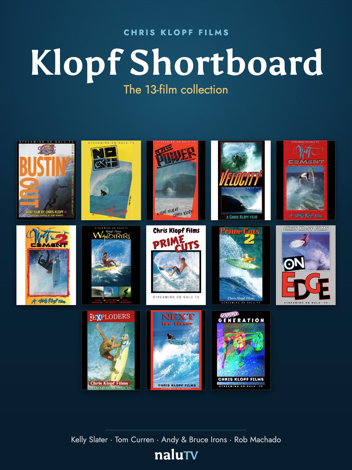 Chris Klopf Shortboard Films | 13 Movie Bundle Deal | Stream