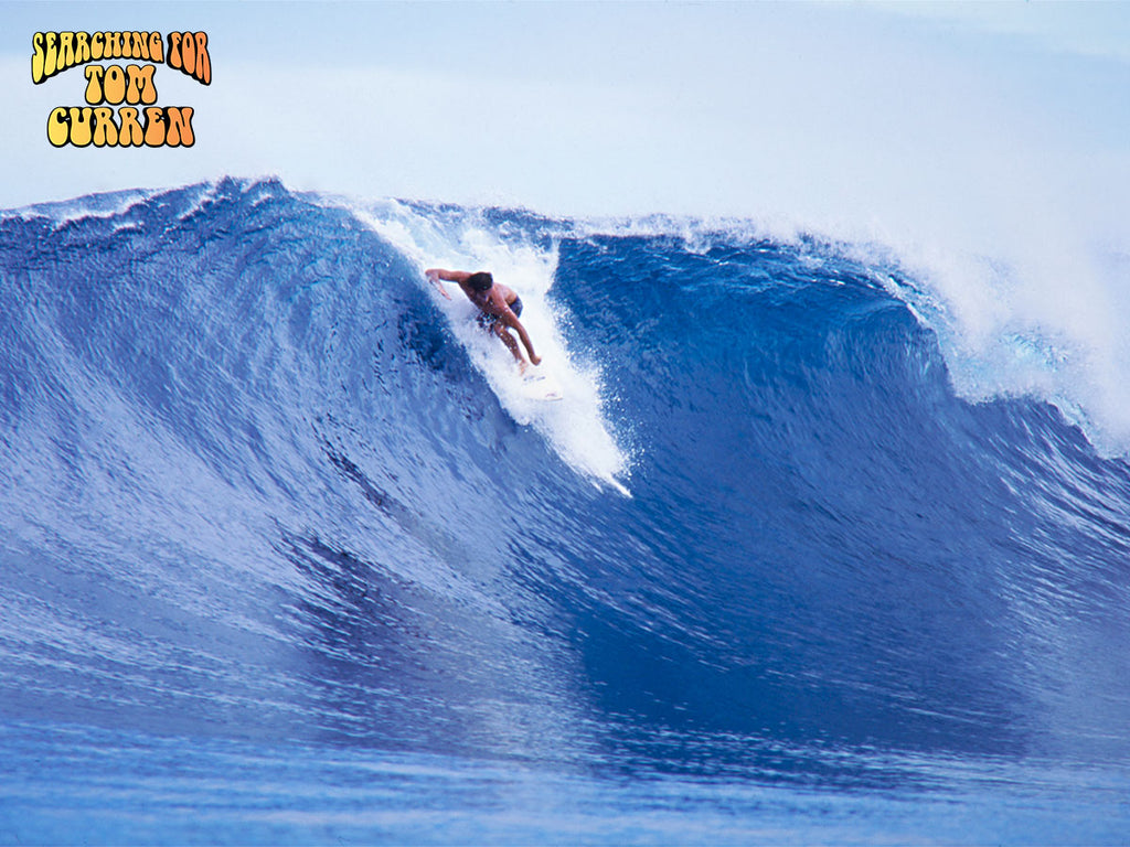 Tom Curren dropping in. Photo Ted grambeau
