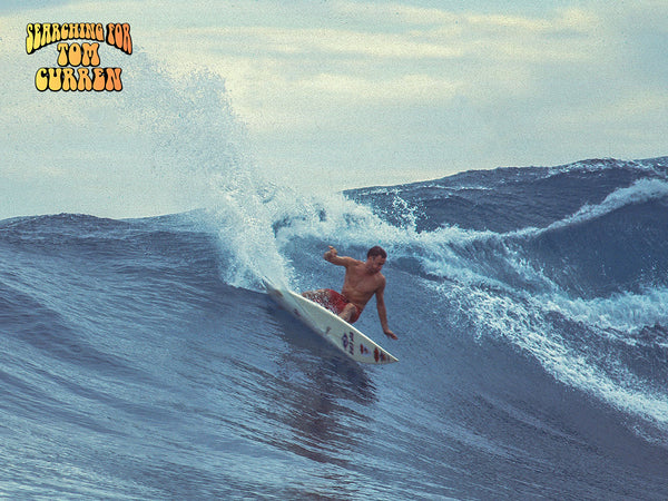 Tom Curren on a fun wave in Indonesia.