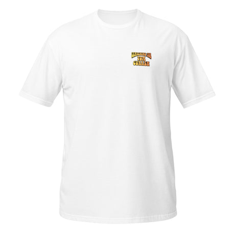 Searching for Tom Curren T-shirt | Back Print Movie Poster with Front Print SFTC Logo
