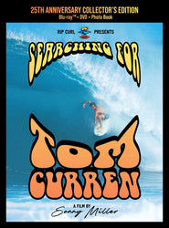 Cover art for the film 'Searching for Tom Curren' for the 25th anniversary blu-ray collector's edition.