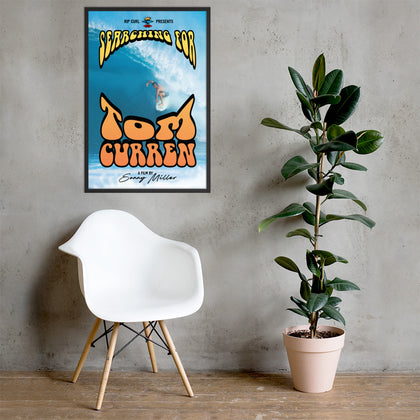 Searching for Tom Curren · Framed Photo Paper Poster
